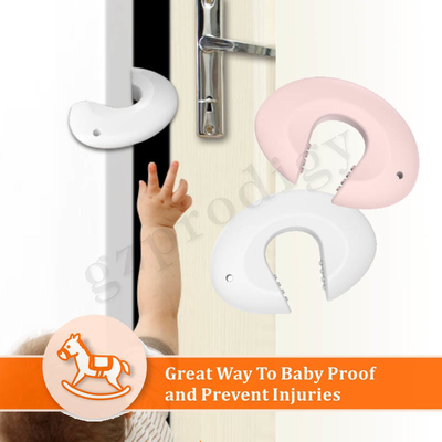 아기 손가락 꼬집기 보호를 위한 실리콘 childproof 만화 문 마개