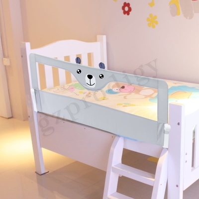 유아용 복합색 아기 침대 레일 경비대 어린이용  Mesh Baby Gate Anti Collision Removable Toddler Bed Rail Guard