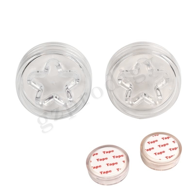 프로디지 PVC 스타 둥근 45*15mm 문 손잡이 머플 패드 플라스틱 문 윙