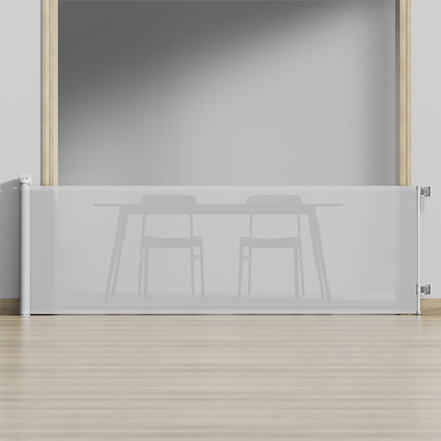 큰 직선 체격 계단 500cm Mesh 슬라이딩 안전 게이트와 함께 철회 안전 문